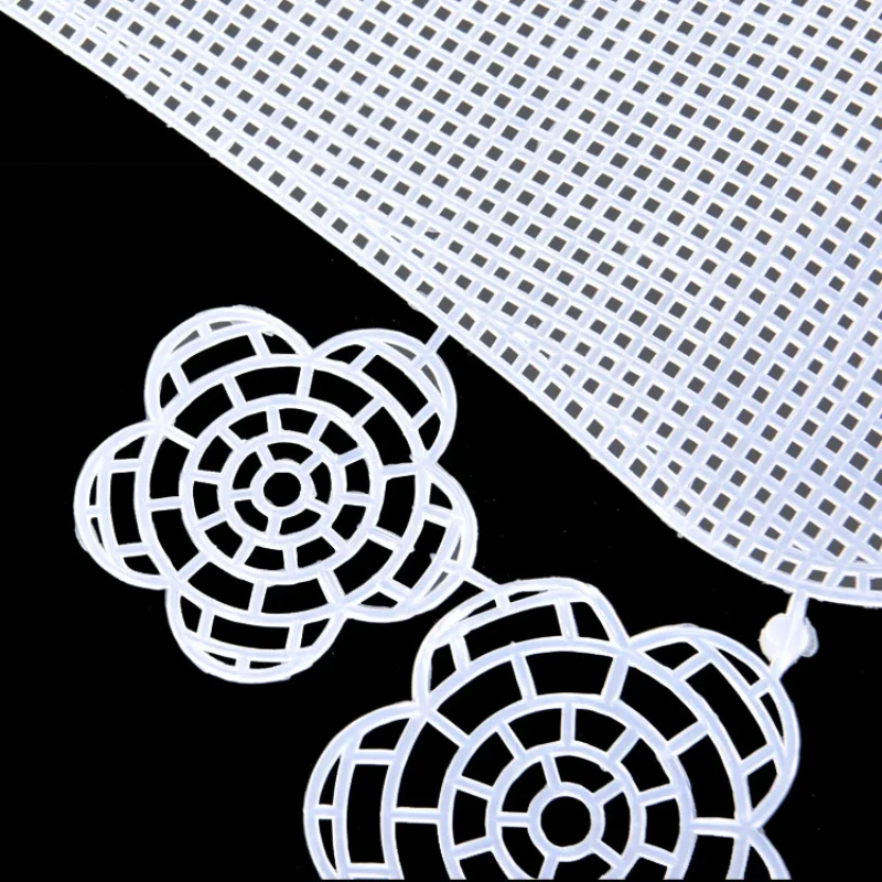 Craft Supplies Plastic Mesh Cloth For Bag Making Latch Hook Bags Made Handcraft Bags Weaving Material Plastic Grid Hook DIY Accessories