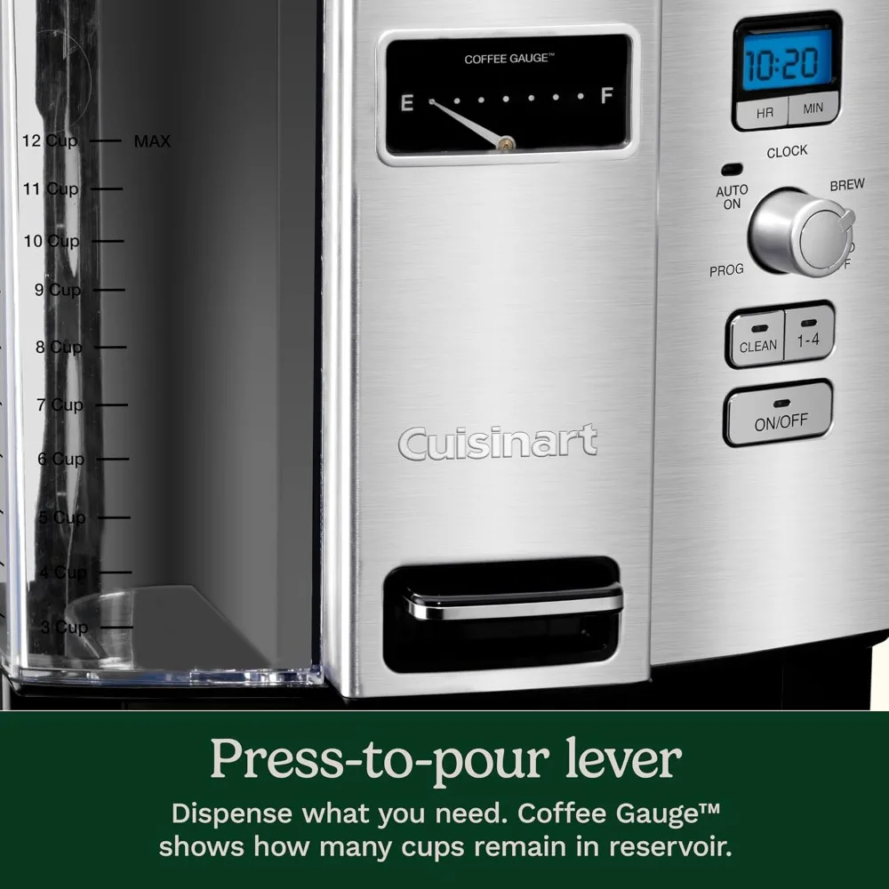 Coffee Maker, 12 Cup Programmable Drip,  Black 3