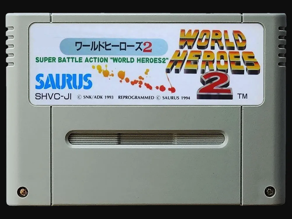 16Bit Games ** World heroes 2 ( Japan NTSC Version!! ) 212 heroes