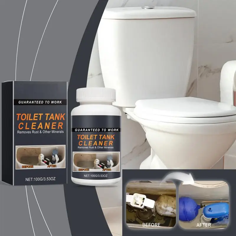 Automatic Toilet Descaler 100g Automatic Toilet Cleaner Safe & Effective Toilet Bowl Cleaners Long-Lasting & Automatic Toilet - Image 2