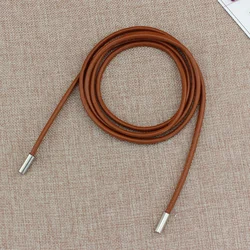 Vintage Bow Knot Thin Leather Belt for Women - Waistband Accessory for Dresses, Skirts, Sweaters, and Coats (Camel)