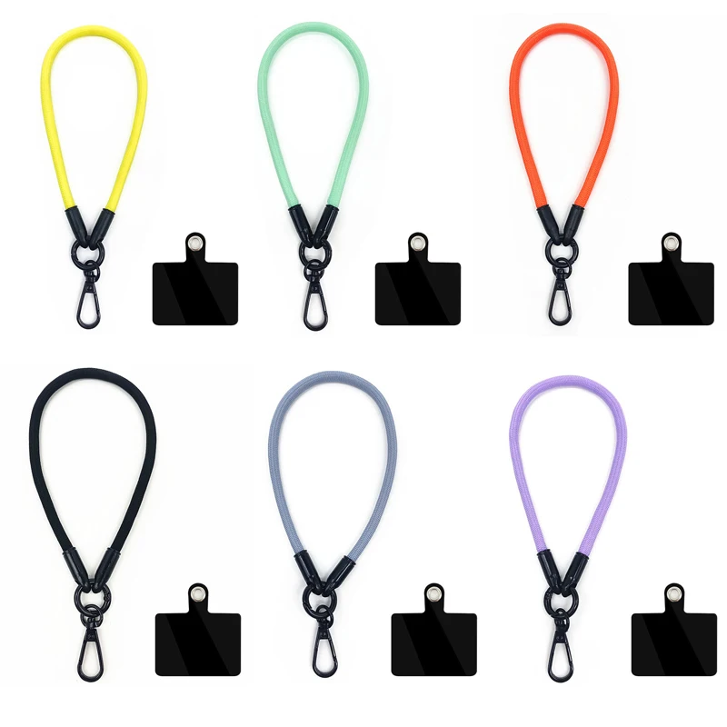 Enhanced Cell Phone Case Lanyard Wrist Strap with Card Holder - Versatile Smartphone and Keychain Accessory
