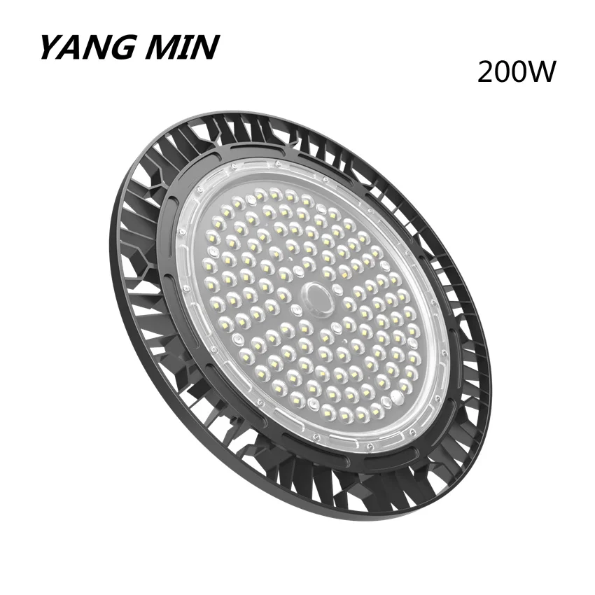 

Free Shiping 150lm/w Waterproof High Bay 2700K 4000k 6000k 100W 150W 200W 240 Watt UFO Industrial Highbay Led Lights