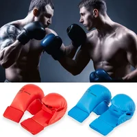 Karate Gloves Thumb Protection Thickened Model Professional Karate Hand Guard MMA Adult Children Hand Guard Boxing Gloves 2