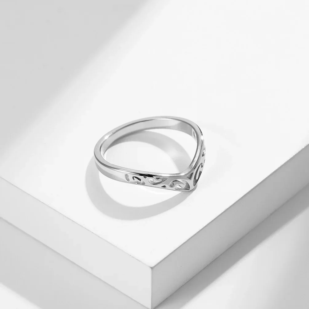 Silver Ring Wedding Rings Finger Rings Womens Ring Jewelry Rings Ring Jewelry Signet Ring Couple Rings Moissanite Ring Cross Rings JHSL Unisex 2mm Luxury Stainless Steel Men Women Rings Black Gold Silver Color US size 5 6 7 8 9 10
