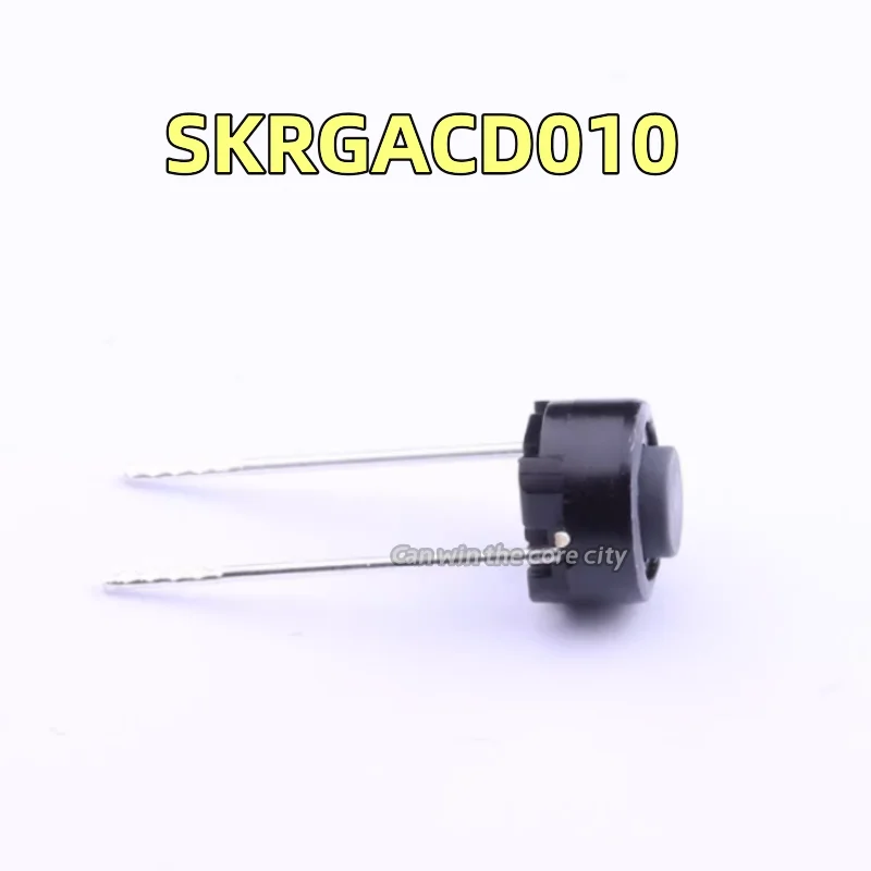 10 Pieces SKRGACD010 Japan ALPS light touch switch 6 * 6 * 5mm button micro switch black round straight plug