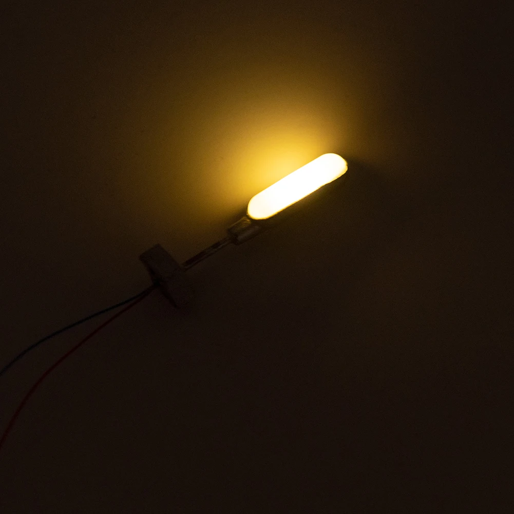 3 stücke Diy Modell Machen HO 1:87 3V Led Miniatur Leuchtende Wand Lampe Eisenbahn Zug Lichter Modell Eisenbahn Gebäude Layout diorama – Detail 9