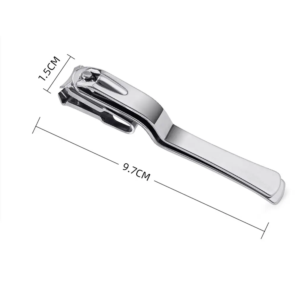 Sharp Nail Clippers 360 Degree Rotating Stainless Steel Effortless Fingernails Toenails Cutter for Home Portable