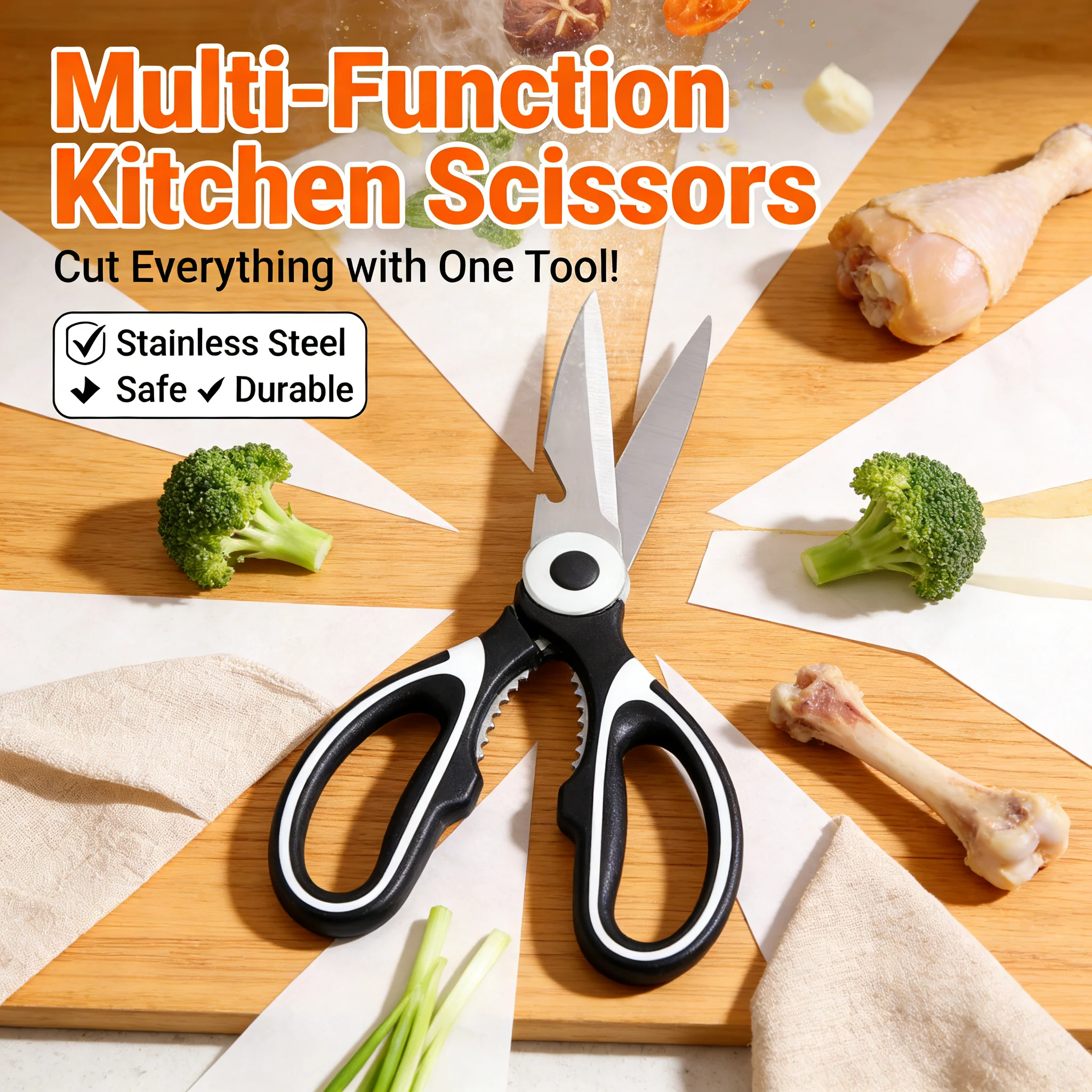 All-in-One Heavy Duty Kitchen Scissors 1