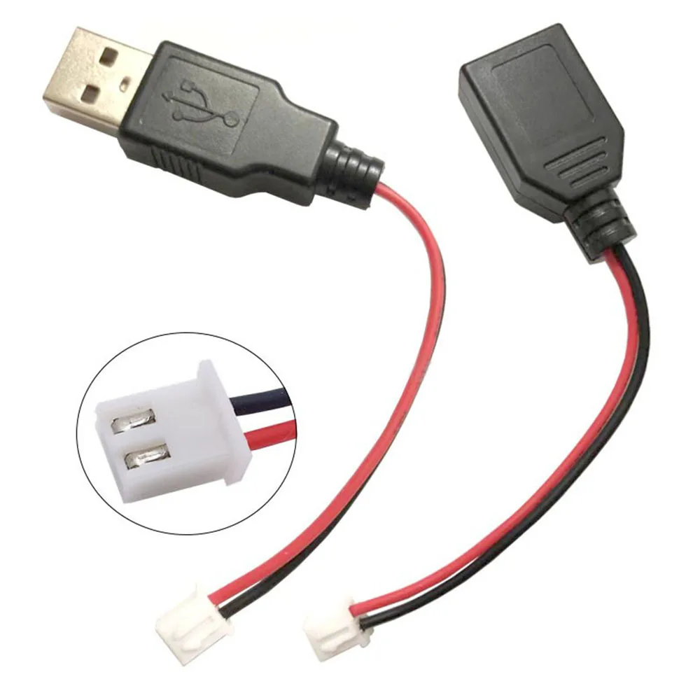 Type A Male Female USB Plug Socket Connector With XH2.54-2P Terminal line  Cable 2 core Power USB Socket Type-A DIY Kits