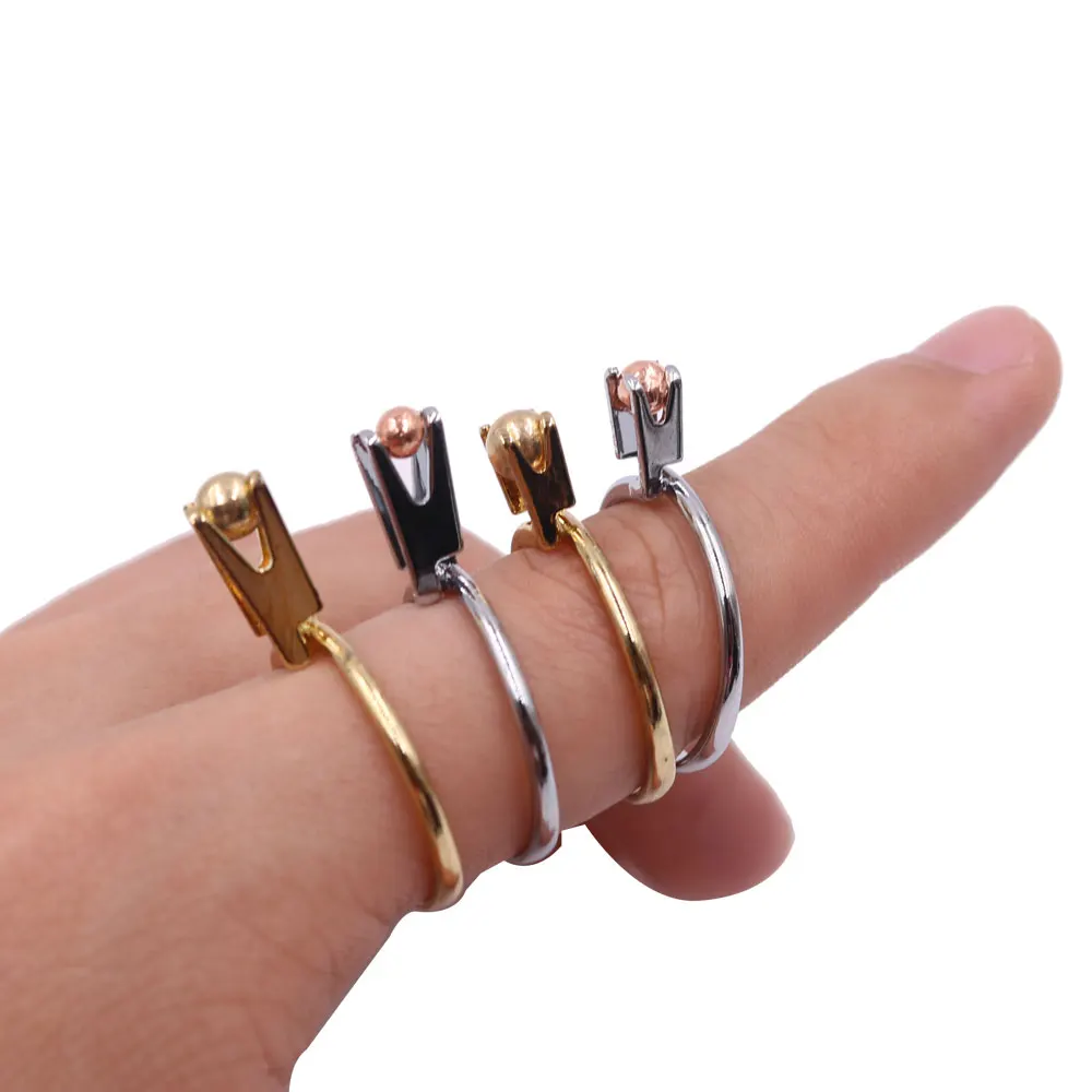 PHYHOO Gemstone Holder Ring Clip DIY Diamond Claw Bare Stone Tweezers Wedding Try-On  Jewelry Tools & Equipments