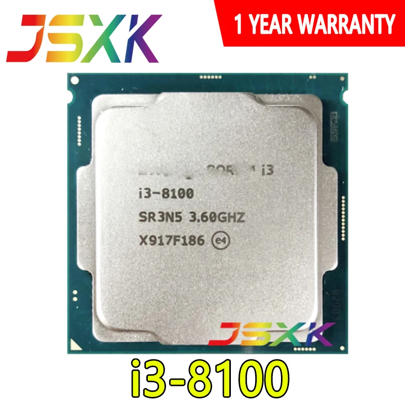 

UsadoFOR intel core i3-8100 i3 8100 3.6ghz quad-core processador cpu quad-thread 6m 85w lga 1151