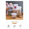 Food Storage Box Sealed Plastic Cereal Candy Dried Jars With Lid Fridge Storage Tank Containers Household Item Kitchen Organizer 6