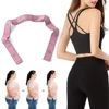 Yoga Pilates Resistance Band Multi-functional Stretch Resistance Band with 8 Numbers Exercise Elastic Band for Body Shaping