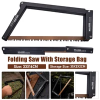 33CM Outdoor Foldable Saw With Storage Bag Manganese Hacksaw Blade Multifunctional Handsaw Outdoor Portable Hiking Survival Tool 1