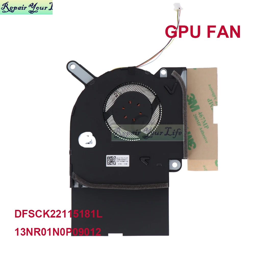 Ventilateur GPU Original Asus – Pour ROG Strix SCAR 17 G732LW, G732LWS, G17 G712LV (refroidissement Carte Graphique)
