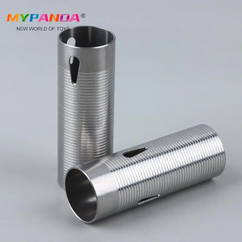 

Stainless Steel CNC Advanced Ribbed Heat Dissipation Cylinder For Airsoft Ver.2 Gearbox 80%/70%/60%/50% Sport Toy
