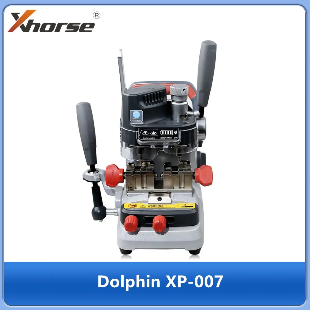 Xhorse Dolphin XP-007 XP007 Ręczna maszyna do cięcia kluczy do kluczy laserowych/dimple/flat z wbudowaną baterią litową