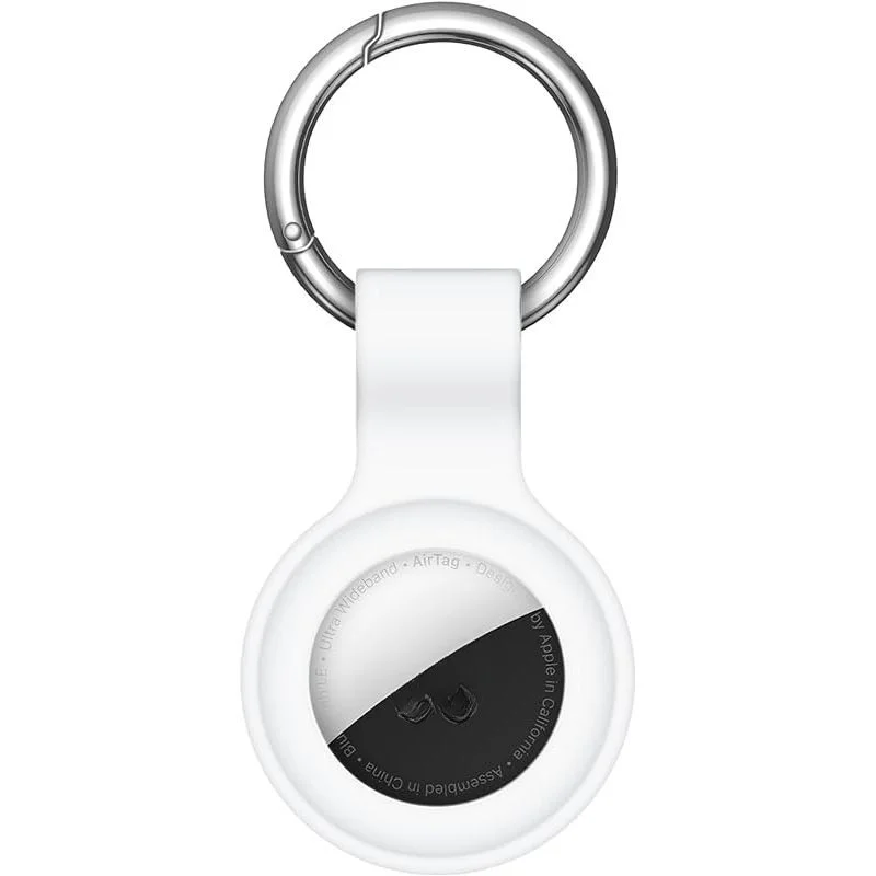 Silicone Protective Keychain Cover for Airtags - Pet Collar and Accessory Holder