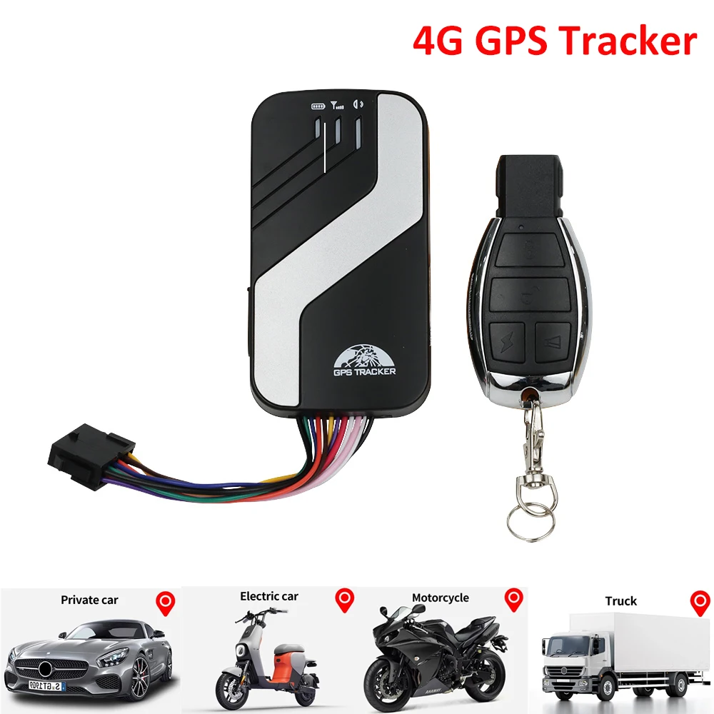 

GPS Tracker Car 4G LTE Vehicle Tracking Voice Monitor Cut Off Fuel Taxi GPS Alarm ACC Motorcycle Track Free APP Car Accessories