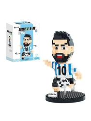 Dynamic Football Star Mini Figures - 3D Building Blocks Kids Toys - DIY Soccer Action Figure Birthday Gifts (669 - 12)