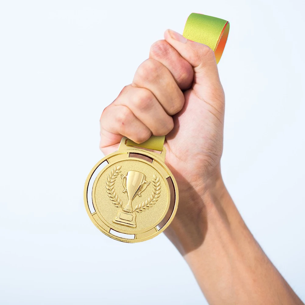 Gold Silver Bronze Award Medal Winner Reward Encourage Badge Competitions Prizes Outdoor Kids Games Toy School Supplies 5/10/15P award medals