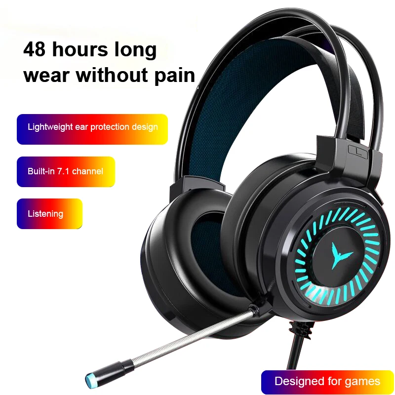 Usb Gamer Headset Pc Pc Gamer Headphones Wired Gamer Headset
