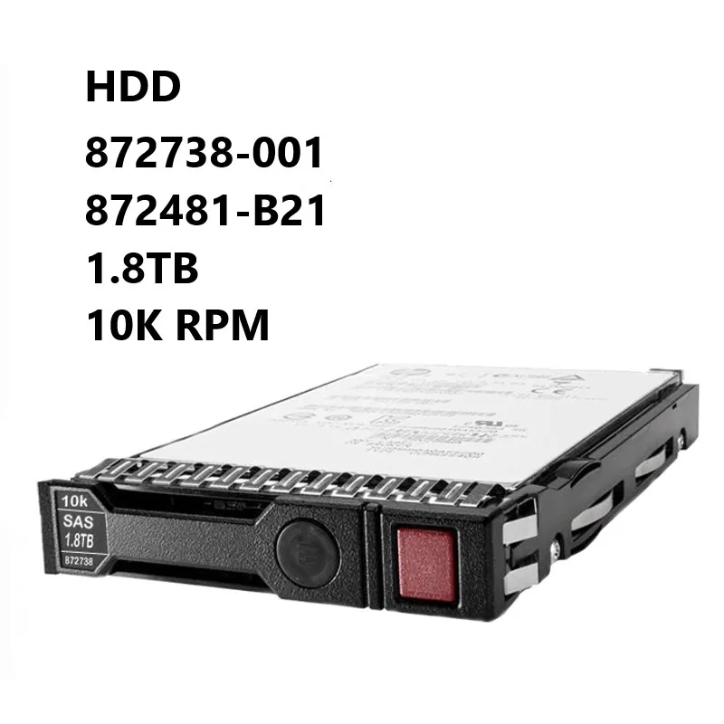 

NEW Hard Drive 872738-001 872481-B21 1.8TB 10K RPM 2.5in SFF DS SAS-12G Hot-Swap Enterprise HDD for H+PE ProLiant G9 G10 Servers