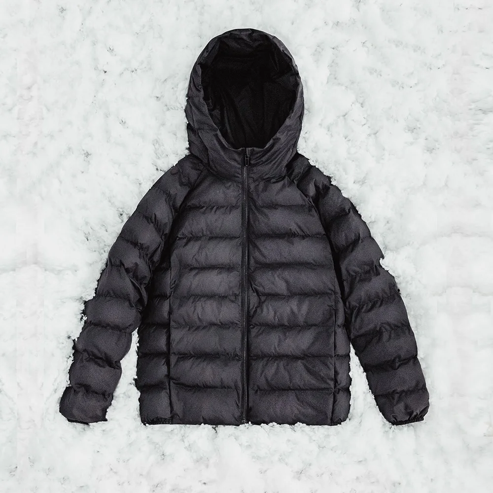 Cotton Jacket Parka Coat Parkas Coat Maden Casual Lightweight Waterproof Quilted Hooded Cotton-padded Jacket Men's Versatile Outerwear