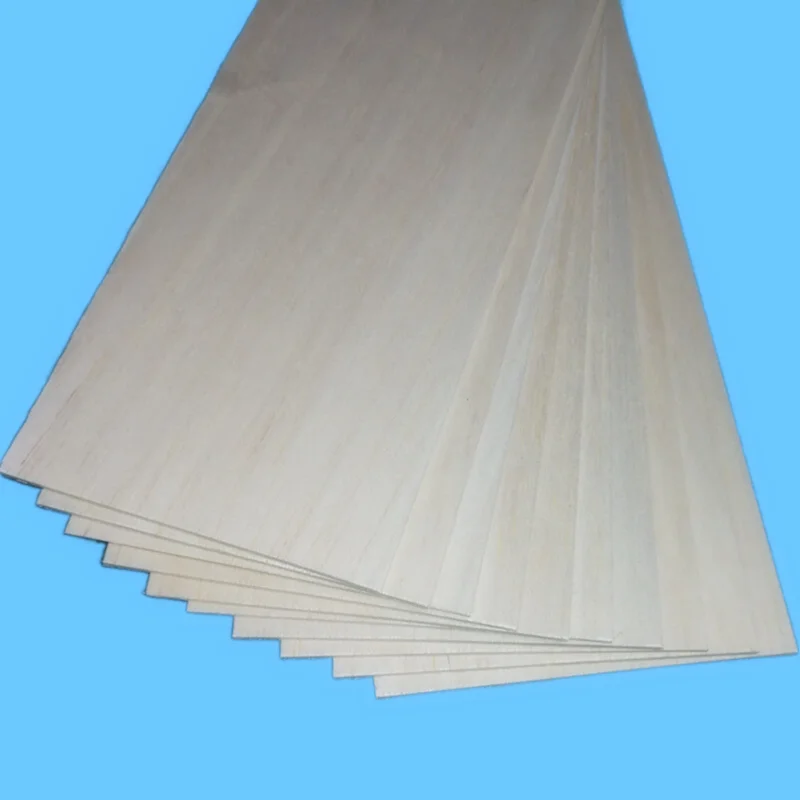 5 шт. 400x100x0.75/1/1.5/2/2. Деревянные листы отличного качества для радиоуправляемой модели самолета