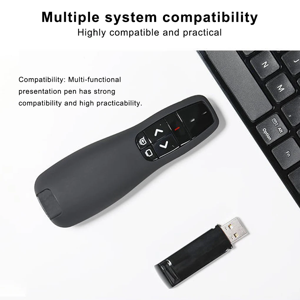 

R400 2 4Ghz USB Presentation Pointer Portable Wear-resistant Projection Pens