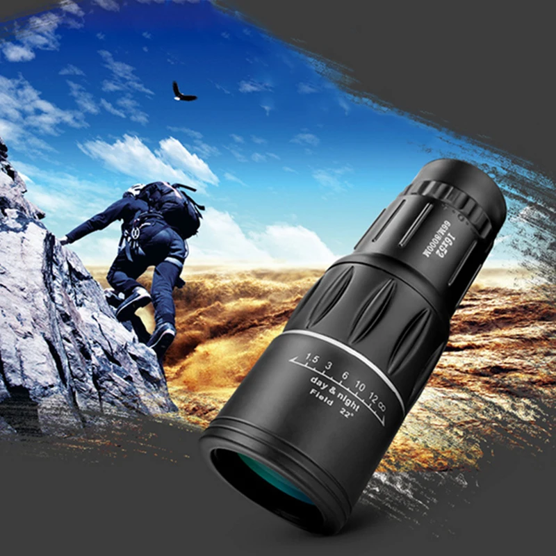 

16X52 High-power High-definition Dual-tone Telescope Handheld Portable Single-tube Outdoor Telescope Bird-watching Mirror