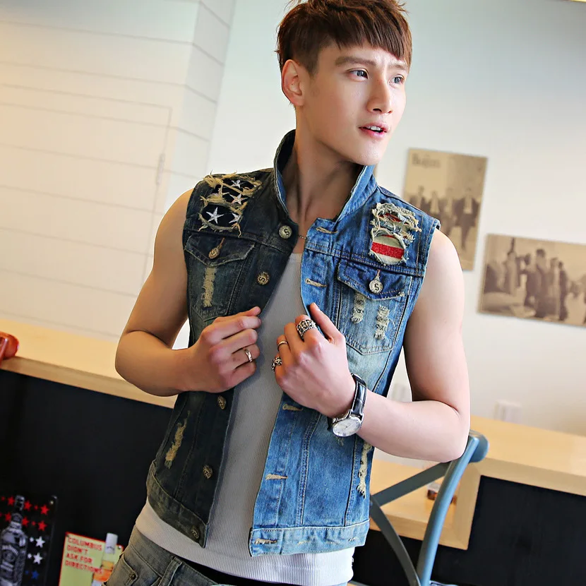Short Jacket Jacket Retro Vest|Vests 