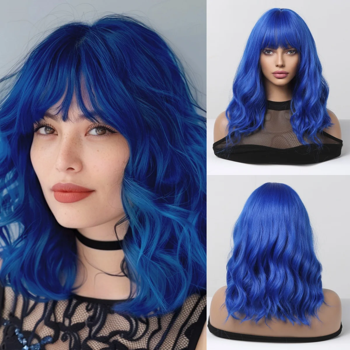 Cabelo Azul Mechas: O Perfeito Penteado para Festas, Cosplays e Expressão  Pessoal que Realmente Funciona, image size:1200x1200