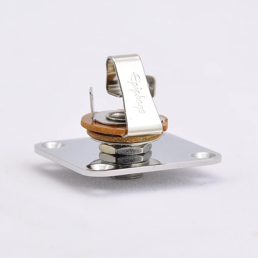 Les Paul Qualit&agrave; In Metallo Jack Piastra Con Viti Nichel AP