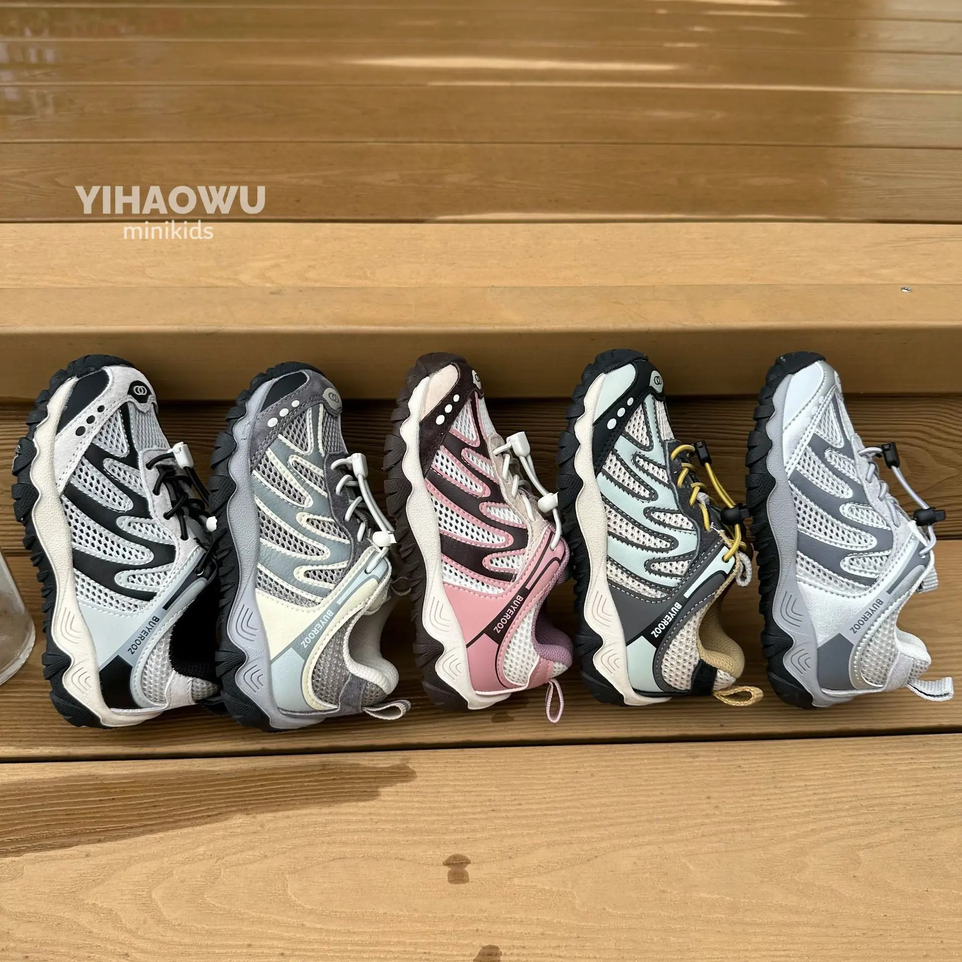 2026 용 메쉬 스포츠 스니커즈 남아 여아 통기성 청키 슈즈 유니섹스 아동용 소프트 솔 미끄럼 방지 야외 러닝화