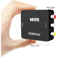 HDMI To RCA Converter with USB Cable HD 1080p Video Audio Converter HDMI To AV Converter for TV VHS VCR DVD Laptop PC HDTV PS3 - Image 6