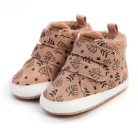 2023 Autumn Winter Baby Shoes Newborn Snow Boots For Boy Girl Indoor Plush Warming Baby Boots Toddler Casual First Walker Shoes 5