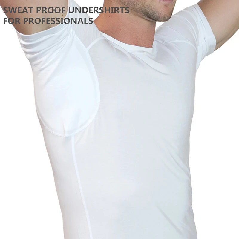 Men Modal Sweatproof Anti Against Underarm Sweat Proof Fitness