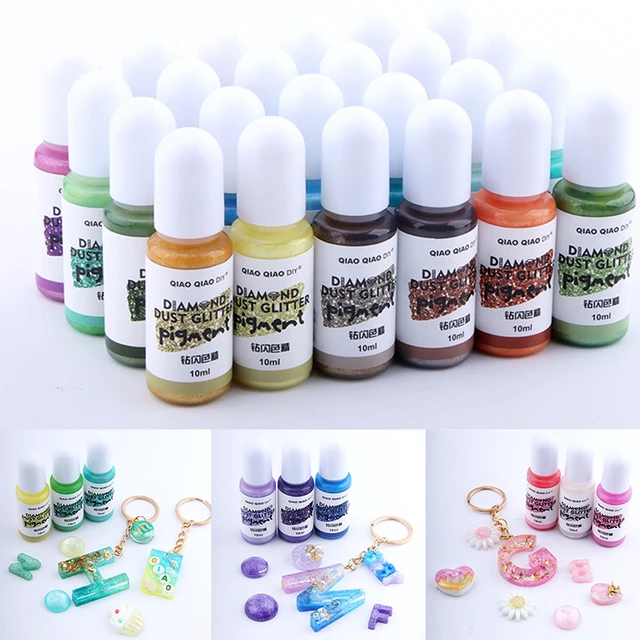 10ml Fantasy Flash Diamond Epoxy Resin Color Pigment Dreamy Shiny Coloring  Dye For Resin Mold Making