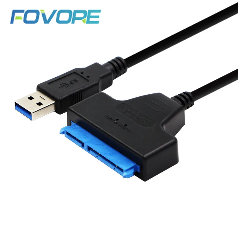 Adapter SATA III USB 3.0 Cable External Hard Drive USB to Serial ATA 22pin Converter Hard Disk W/ UASP for 2.5" HDD/SSD ssd adapter card pcie usb adapter card