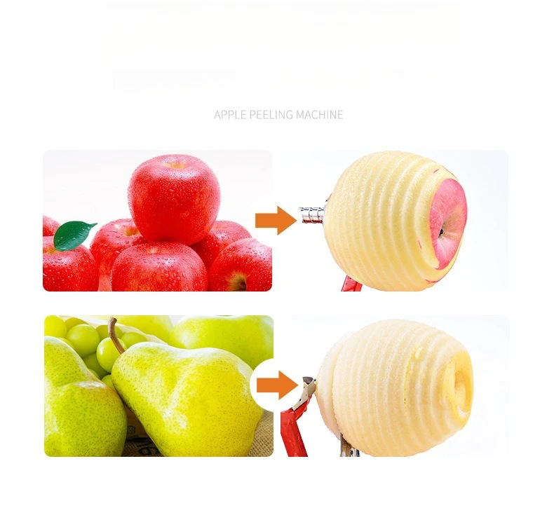 Description Picture 6 of itemManual Spiral French Fry Cutter Cooking Tools Vegetable Spiralizer Twisted Potato Apple Slicer Stainless Steel Kitchen Gadgets
