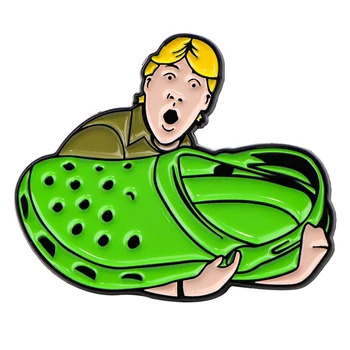 Funny Boy Enamel Brooch Pin 6
