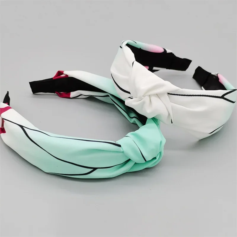 Bundle Hair Cross Knot Headband Kochou Shinobu Nezuko Tsuyuri Kanao Surrounding Korean Wave Hair Accessories
