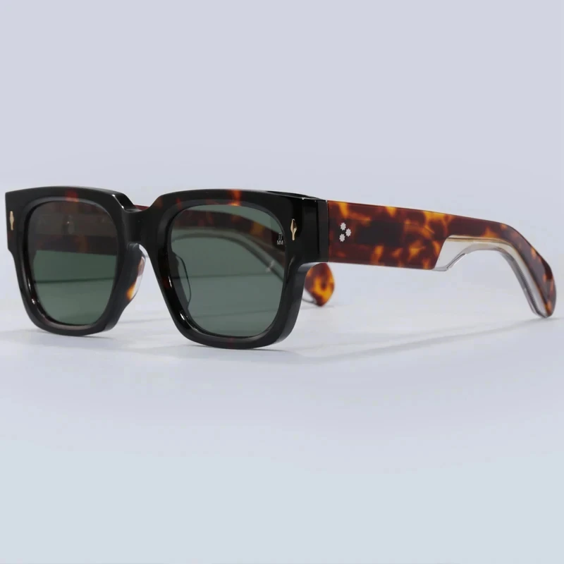 

JMM ENZO Sunglasses for Men Retro Handmade Acetate Glasses Designer Luxury Brand Optical Eyeglasses Women's Personalized Eyewear
