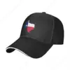 Texas State Flag MapCap Baseball Cap Uv Protection Solar Hats hard hat Christmas Hat For Man Women's 1