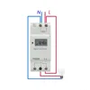 New Type Din Rail 2 Wire Weekly 7 Days Programmable Digital TIME SWITCH Relay Timer Control AC THC 15A 30A 220V 230V 12V 24V 48V 2