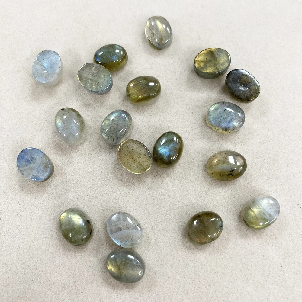 Factory Natural Iridescent Labradorite Mystical Versatile Decorative Stone Polished Metallic Luster Jewelry Making