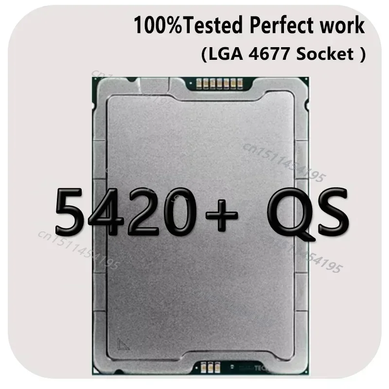 고품질 Xeon 금메달 5420+ QS 52.5MB 2.0GHZ 28코어/56스레드 205W LGA4677 C741 서버 마더보드 테스트