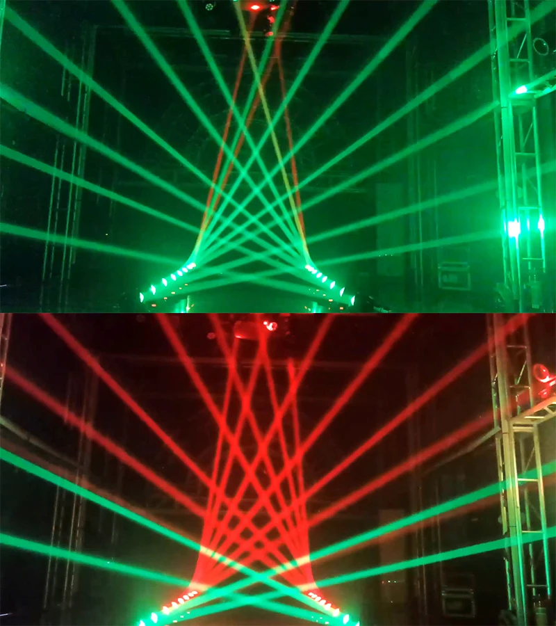 شعاع بقعة LED صغير RGBW ، مصباح أمامي متحرك ، مناس...